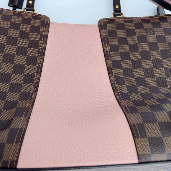 Authentic❤️Louis Vuitton Jersey Tok Zip Tote Crossbody Handbag Damier Leather - Picture 8 of 14